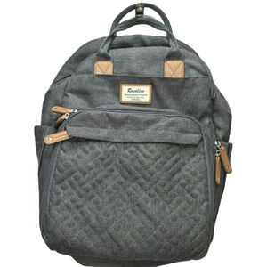 Women's Ruvalino Baby Bag One Size Gray Brown Diaper Backpack